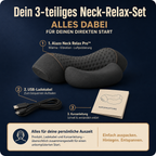 Alazo NeckRelax Pro™ - 3 in 1 Nackenmassage: Wärme & Ruhe