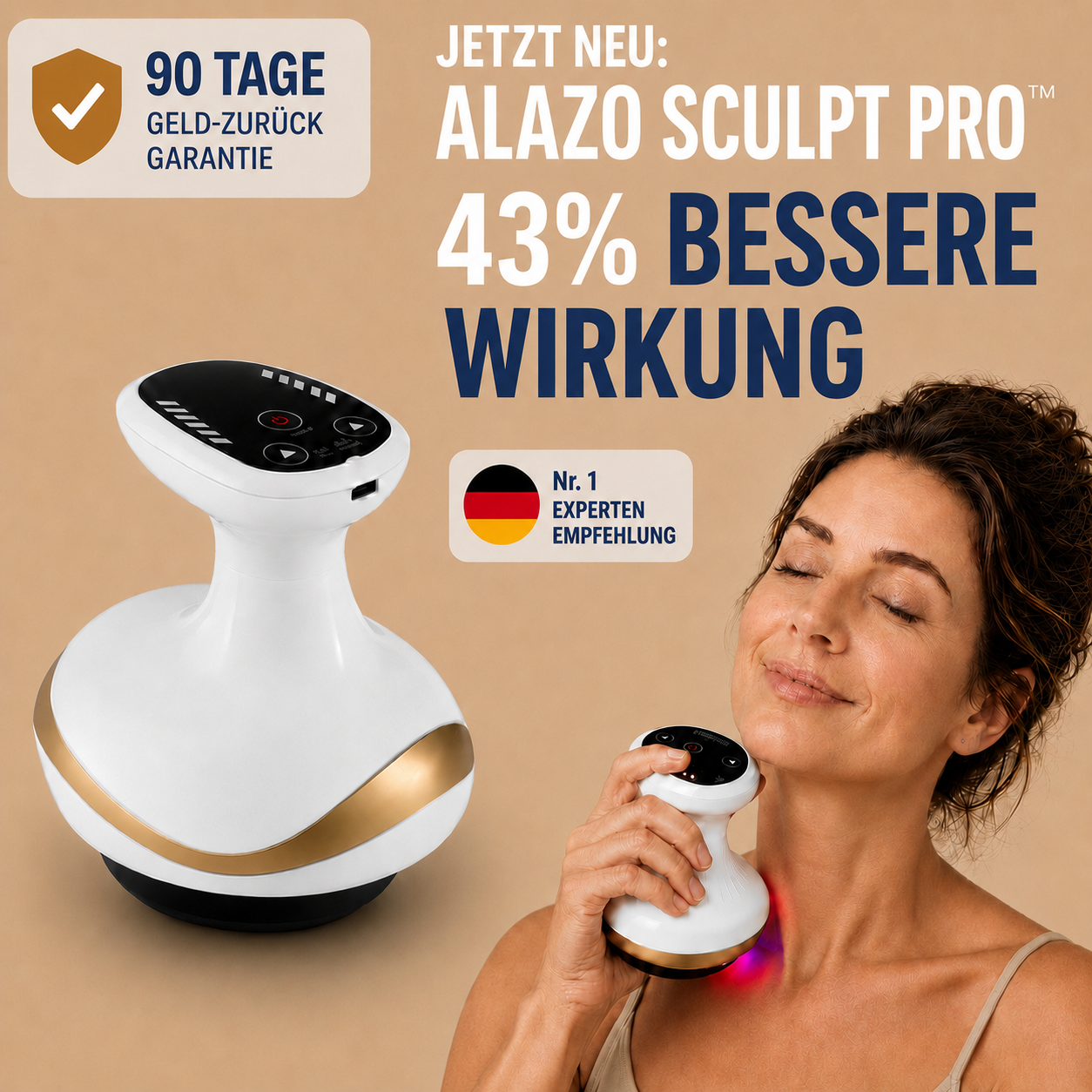 Alazo Body Sculpt Pro™ - 4 in 1 Körpermassage: glätten & lösen