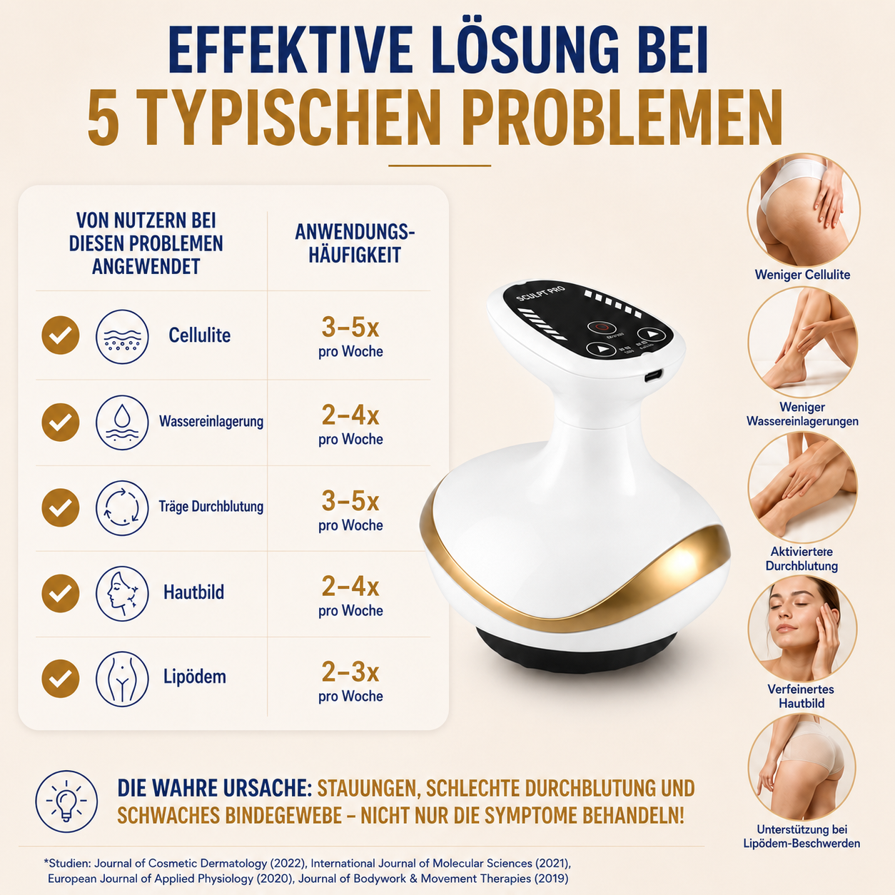 Alazo Body Sculpt Pro™ - 4 in 1 Körpermassage: glätten & lösen