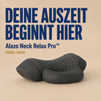 Alazo NeckRelax Pro™ - 3 in 1 Nackenmassage: Wärme & Ruhe